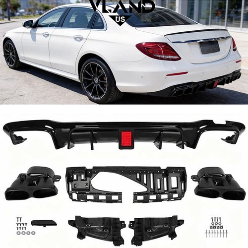 Gloss black rear diffuser fit - rear,