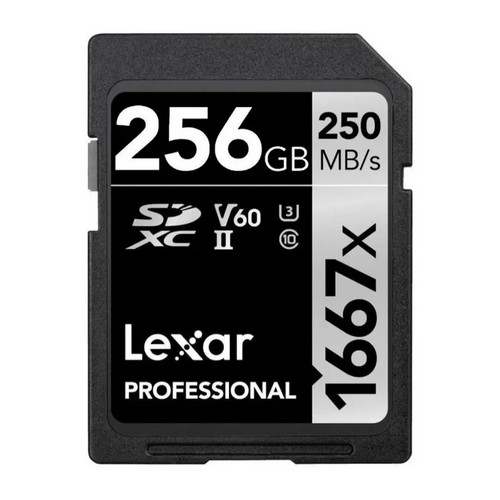 Lexar professional 1667x 256gb - lexar,