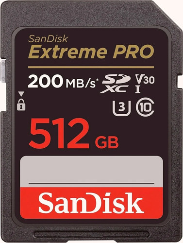 Sandisk 512gb extreme pro - 512gb, go
